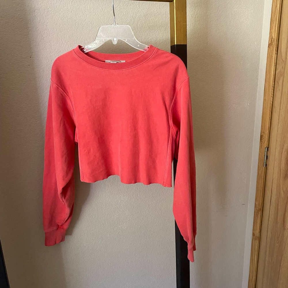 All Saints Crewneck cropped sweater